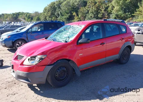 2003 Pontiac Vibe z USA, uszkodzony, nr VIN 5Y2SL62853Z439281